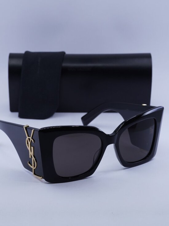 Saint Laurent SLM119 BLAZE 001 Butterfly Sunglasses - Black main image 12
